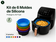 Kit de 6 moldes de silicona para freidora de aire